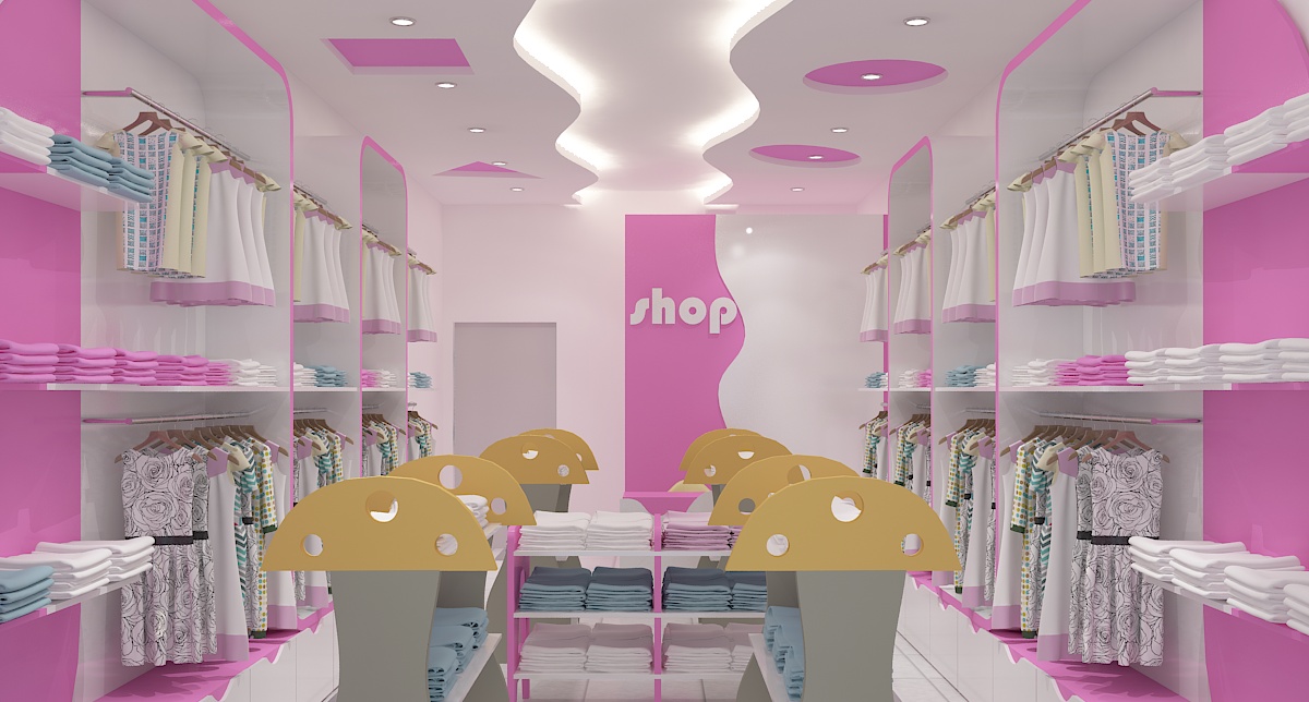 Thiết kế thi công shop quần áo Biên Hòa